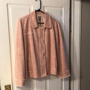 Jacket from JJill.  Pink.  Size Large